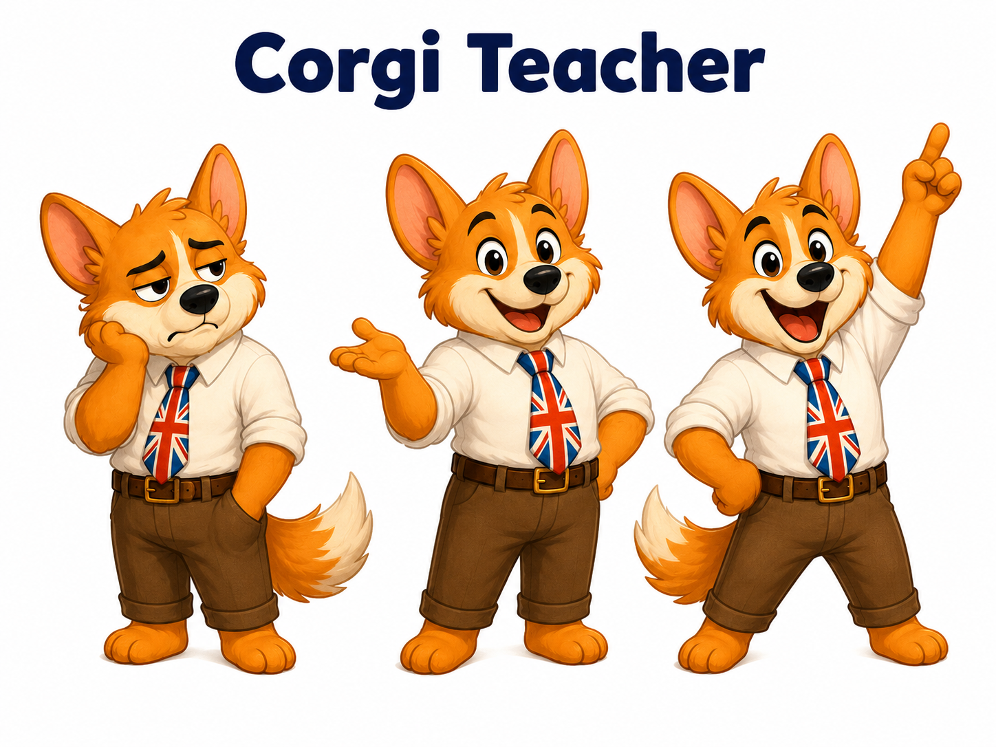 Corgi Teacher помогает управлять магазином